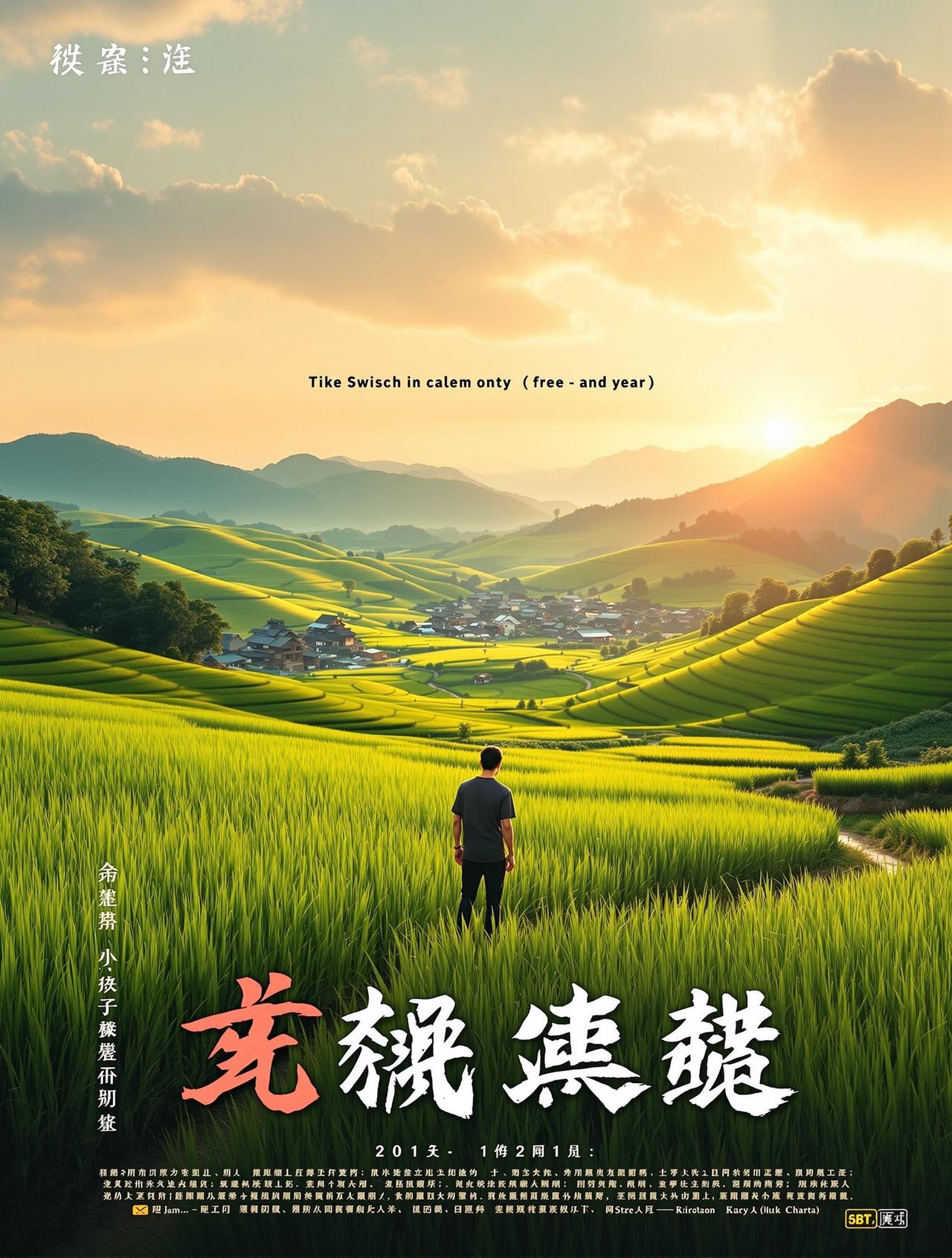 韩漫剧场作品《稻香人家》海报 - 乡村温情题材短剧